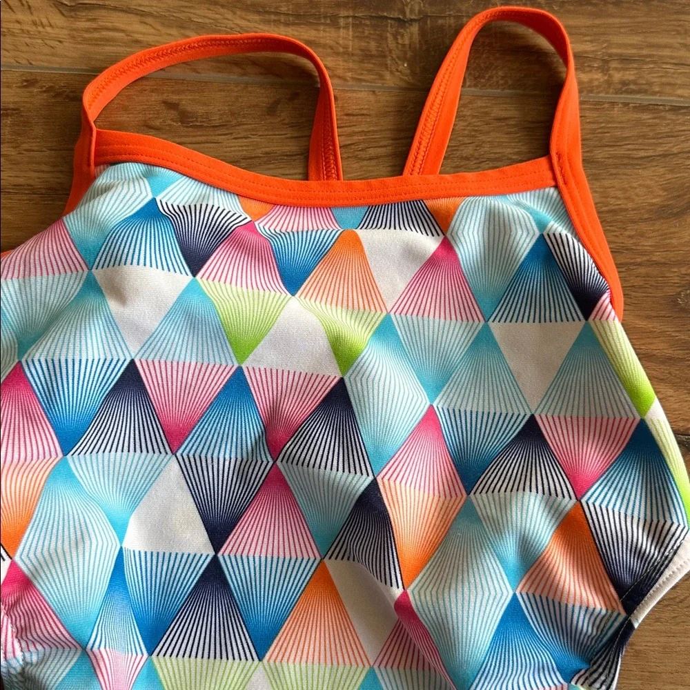 Colorful Geometric arena size 24 Swimsuit - Picture 4 of 4